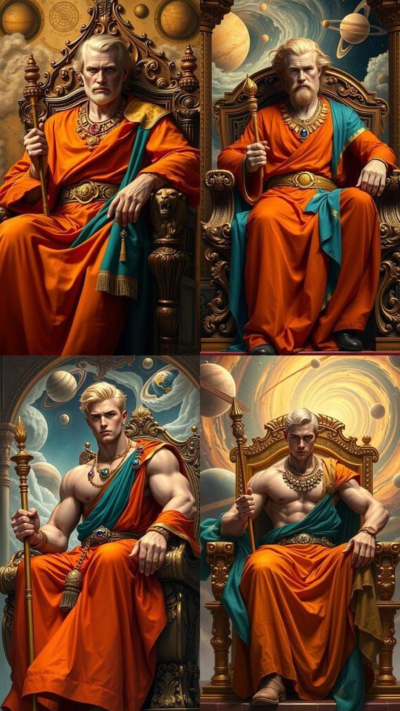 Regal Figure in Modern Classical Style