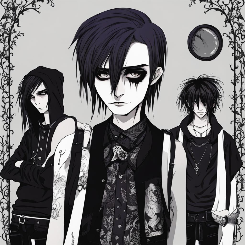 Goth and Emo Aesthetic