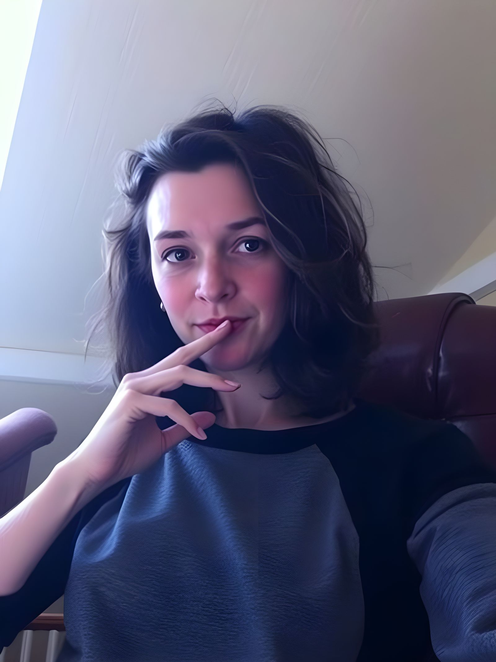 Thoughtful Woman Contemplating Life in a Cozy Room