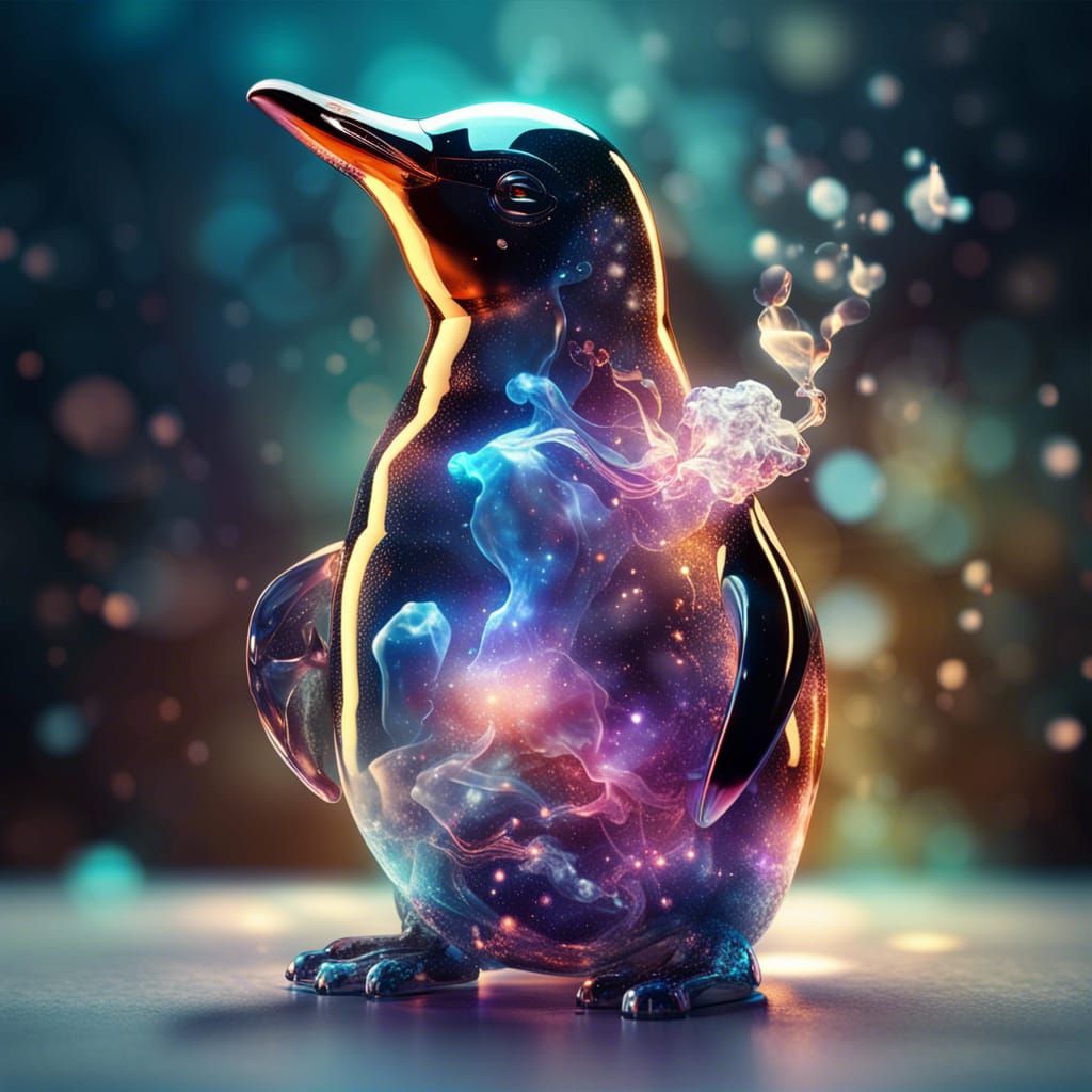 Glowing Penguin
