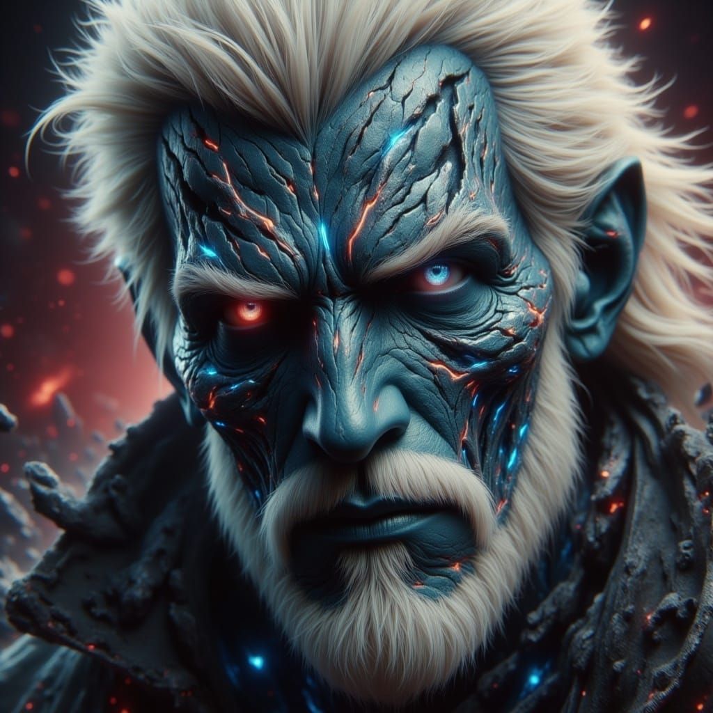 Evil Sorcerer Portrait in Cinematic Style