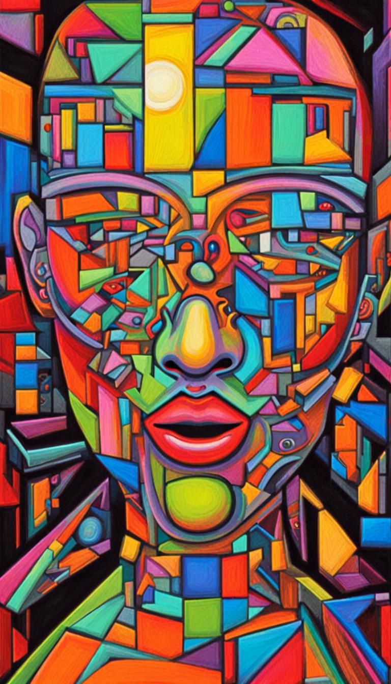 Psychedelic Neon Mindscapes in 3D Digital Art