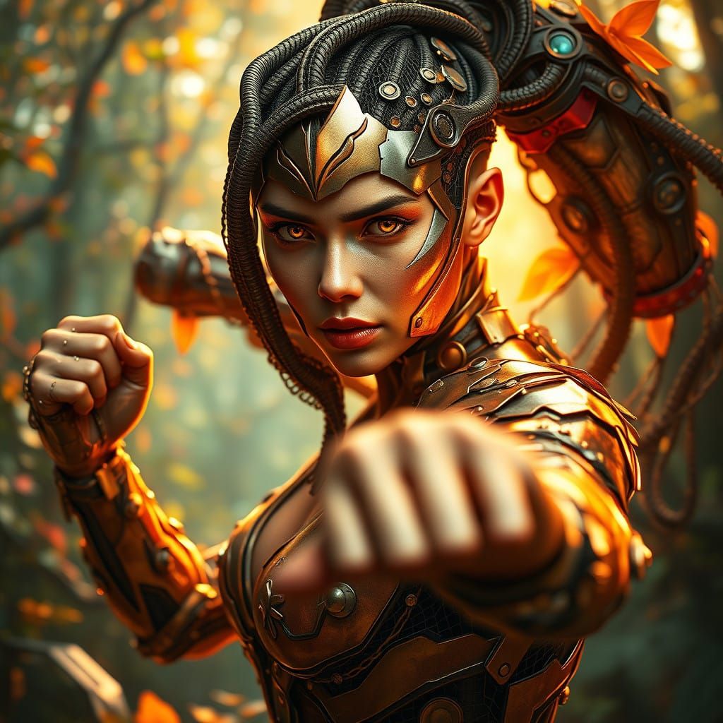 Guardian Goddess of the Emerald Forest