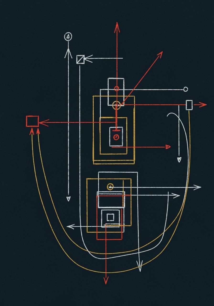 Surreal Schematic Visualized in Rough Impression