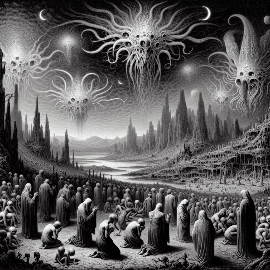 Praying to the Aliens