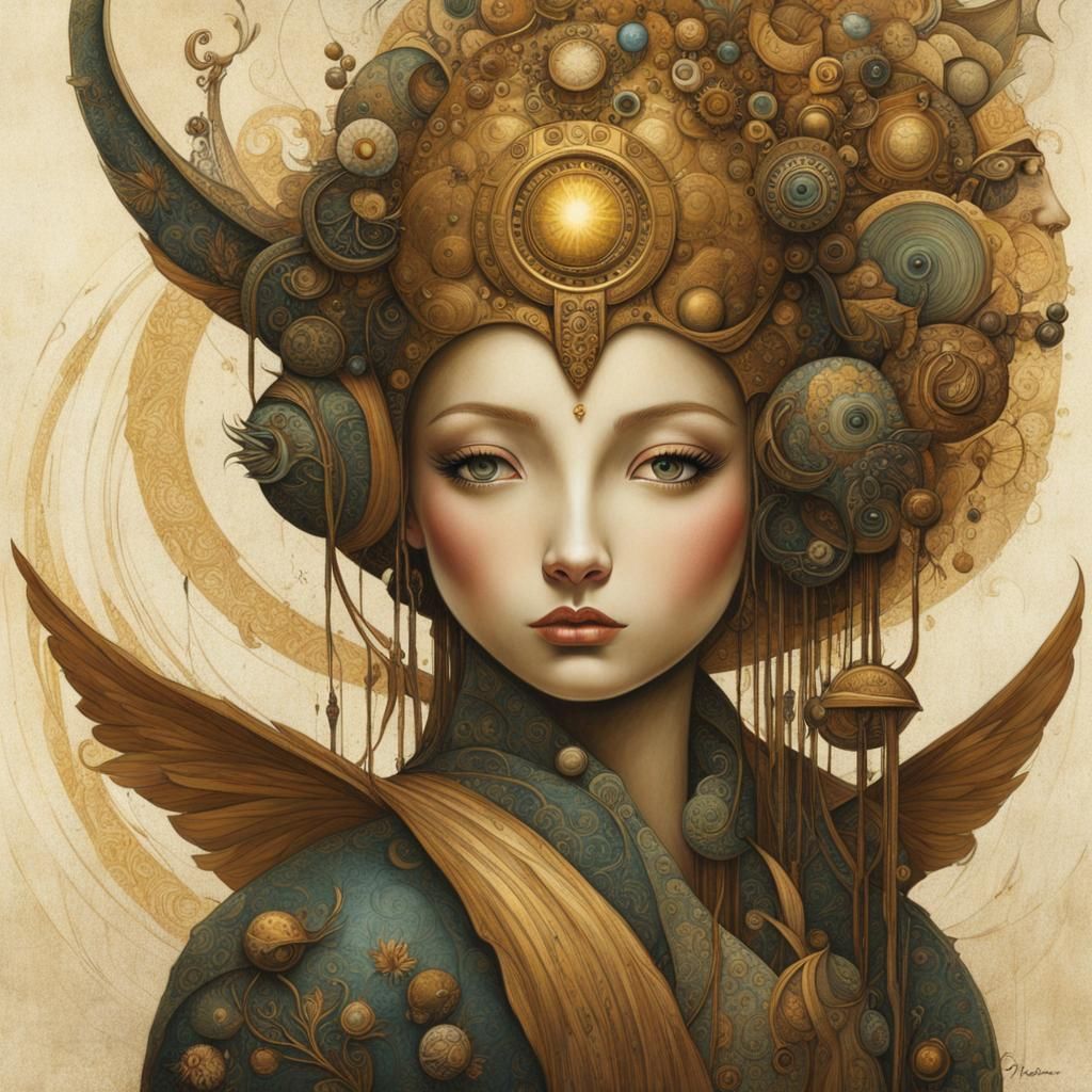 Ethereal Friendship in Surrealist Style