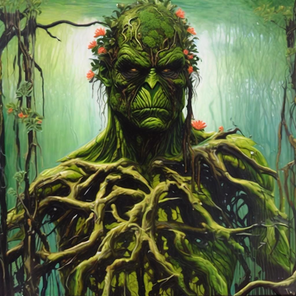 Swamp Thing [Giuseppe Arcimboldo Art Style]