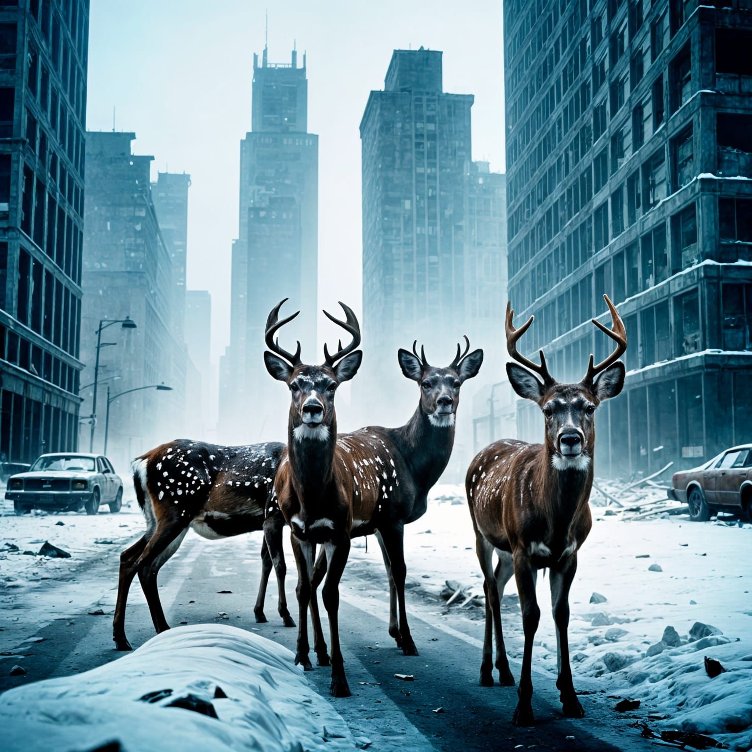 Elegy in a Snow-Blanketed Ruin