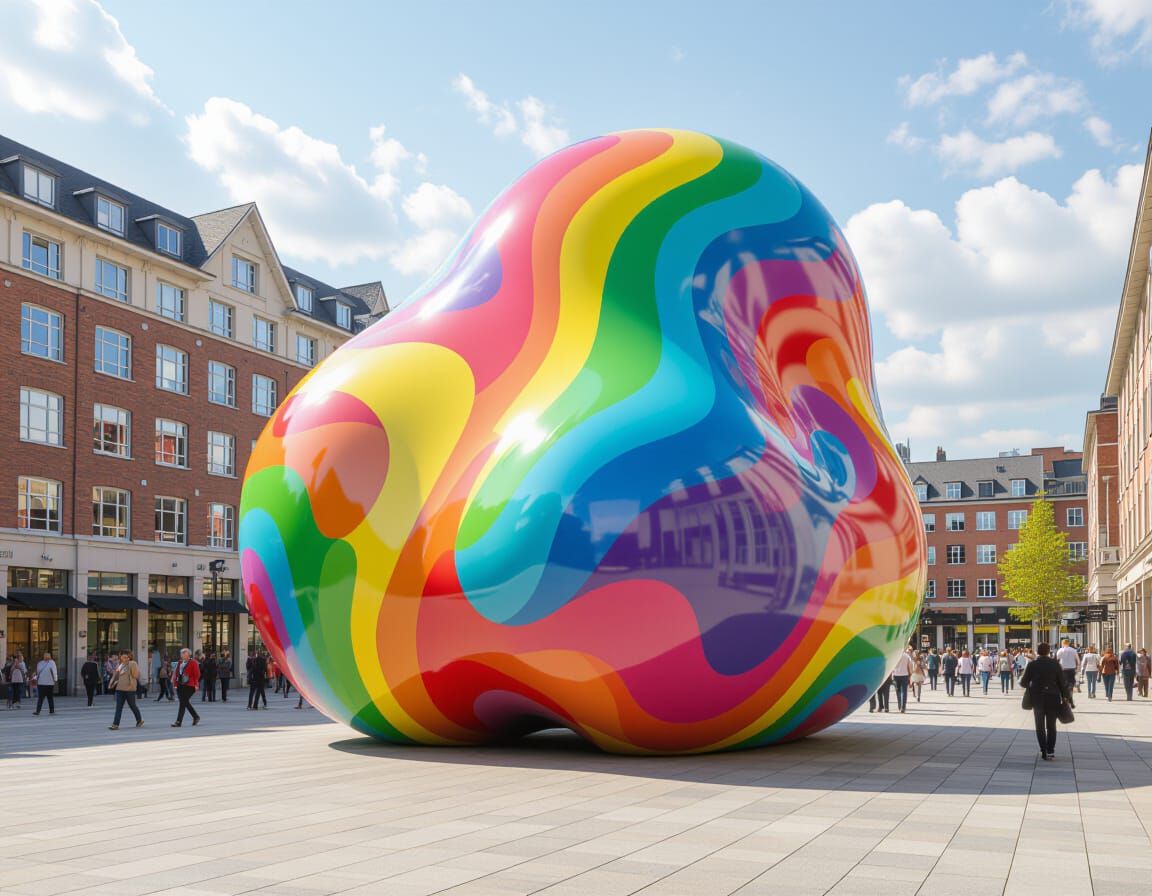 Abstract Blob Generated by AI