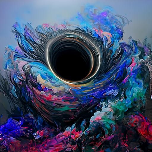 Steampunk Black Hole in 8K Resolution
