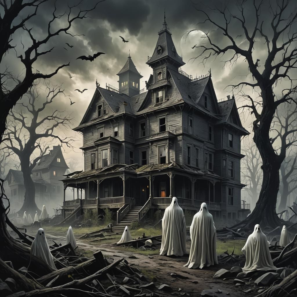 Sinister Ghosts Haunt Lost World House