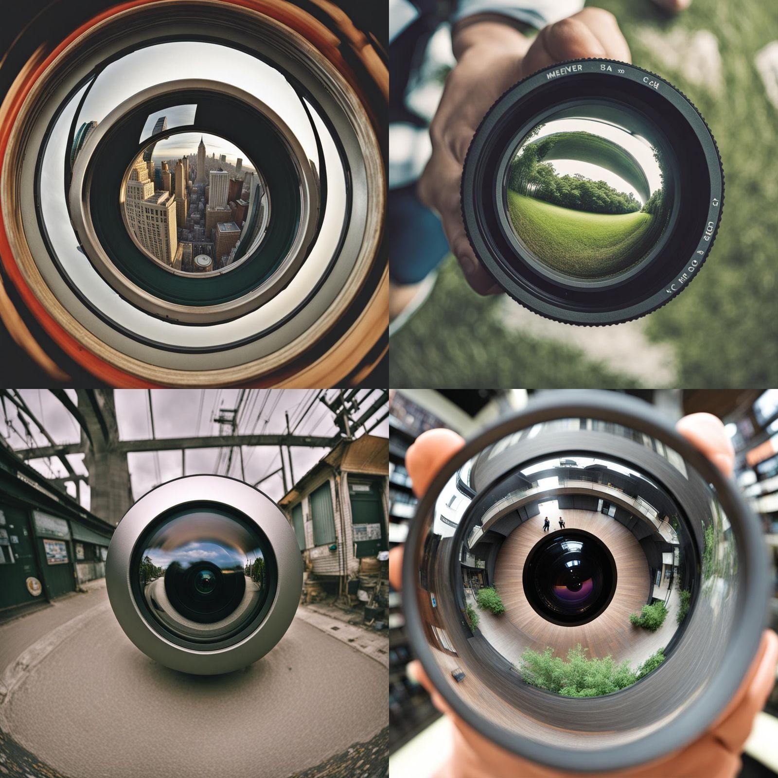 Fisheye Lens Effect Demonstration