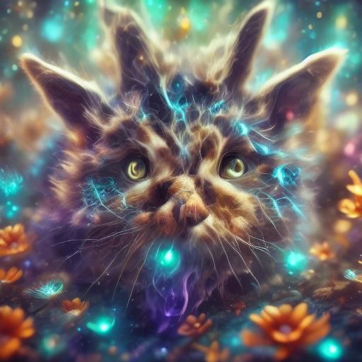 Cute Lamb in Anime Style, Detailed 3D Art