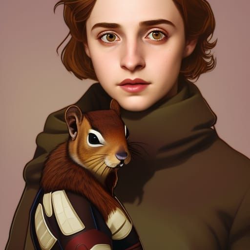 Maya Hawke as squirrel girl
