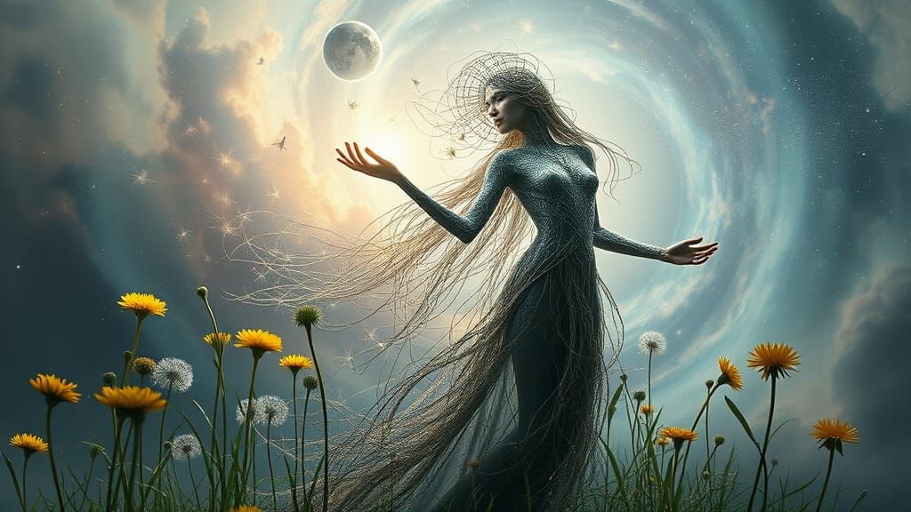 Ephemeral Land Art: Cosmic Surrealism in Bio-Art