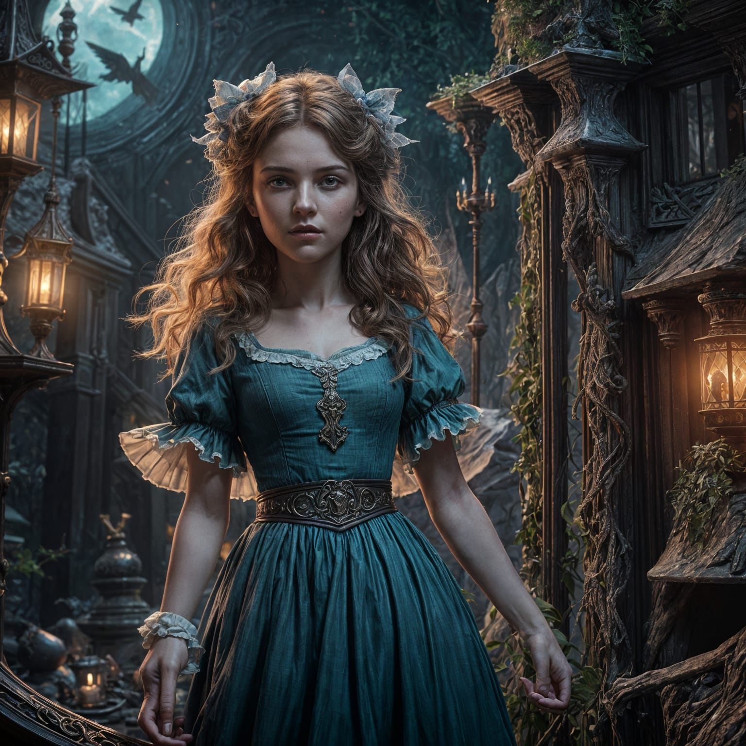 Fantastical Wendy's Dark Descent in Vivid Color