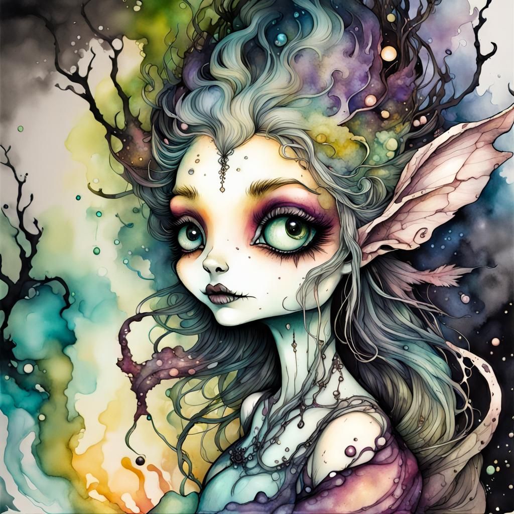Ethereal Fae Pet in Vibrant Colors