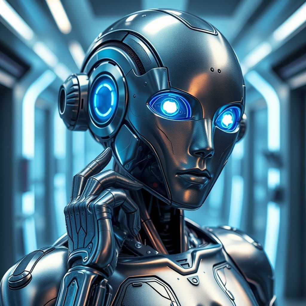 Hyper-realistic android