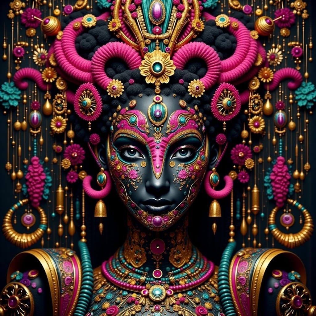 Vibrant Punk Art Image in Bold Style