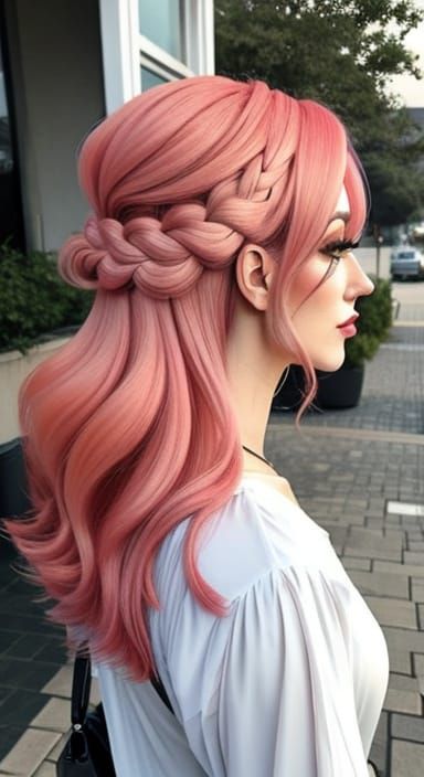 Golden Sunrise Hair in Vibrant Bloom