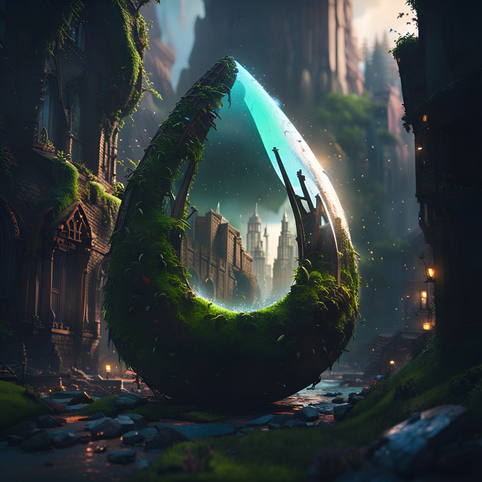 Epic City Inside Teardrop in Unreal Engine 5