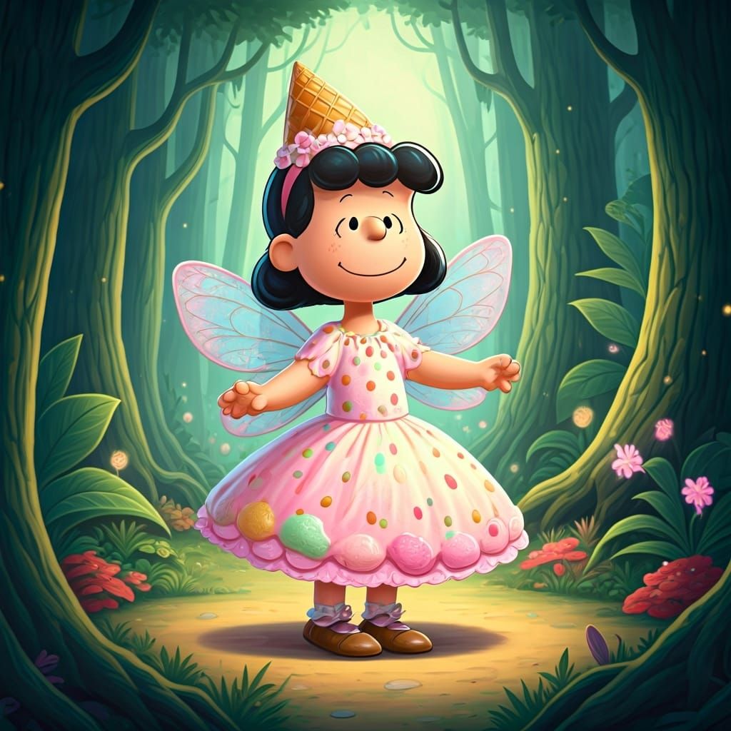 For the "Ice Cream" challenge, imagine Lucy Van Pelt from Pe...