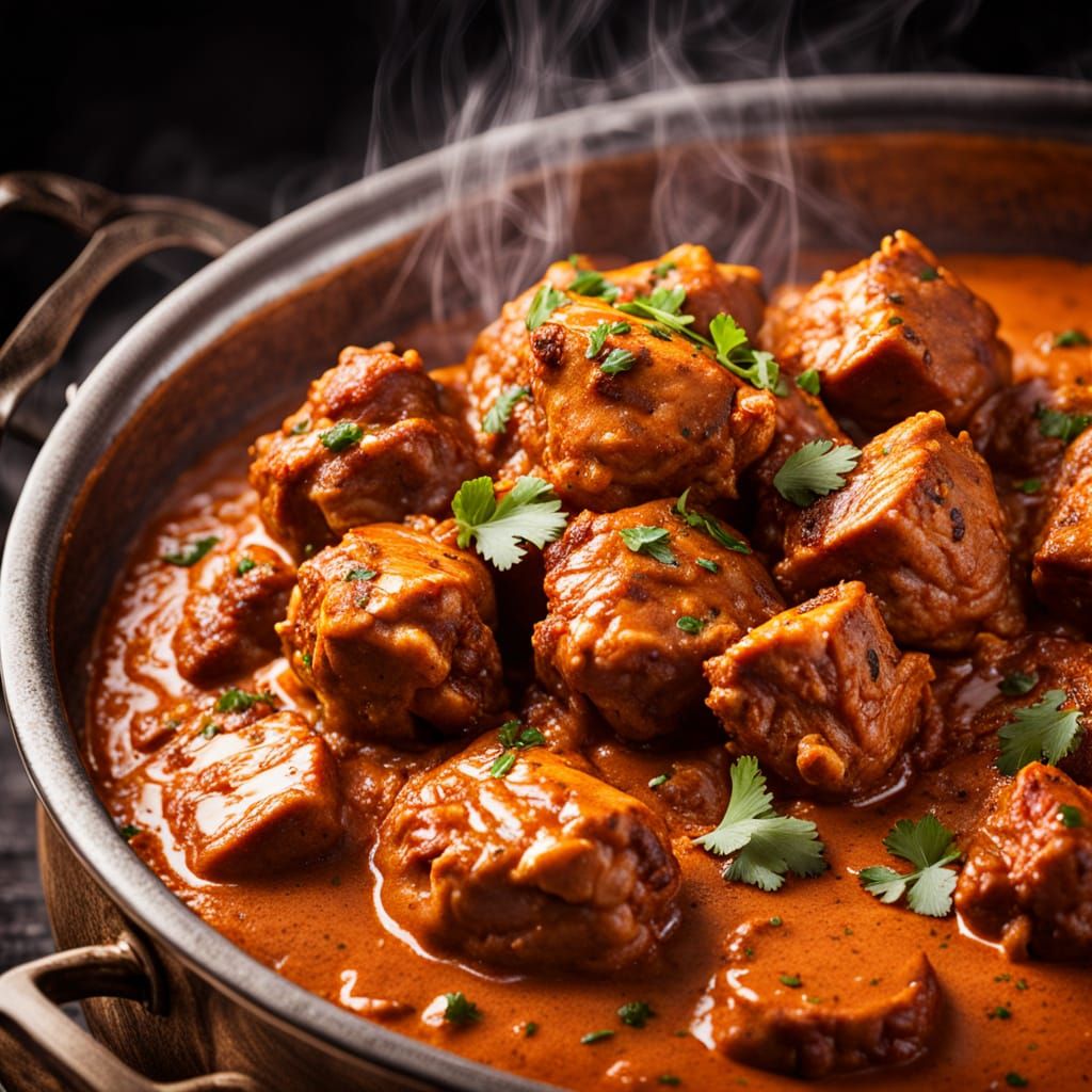 Chicken Tikka Masala in Golden Light