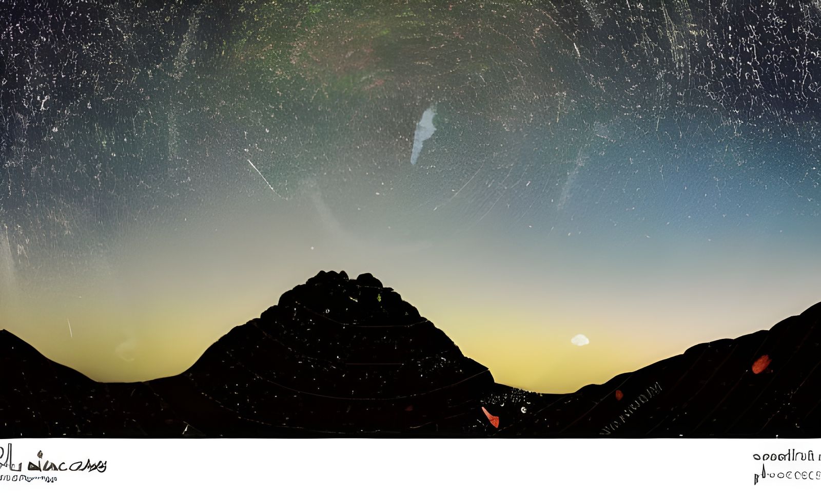 Stunning Constellations Over Mountain Lake at Night