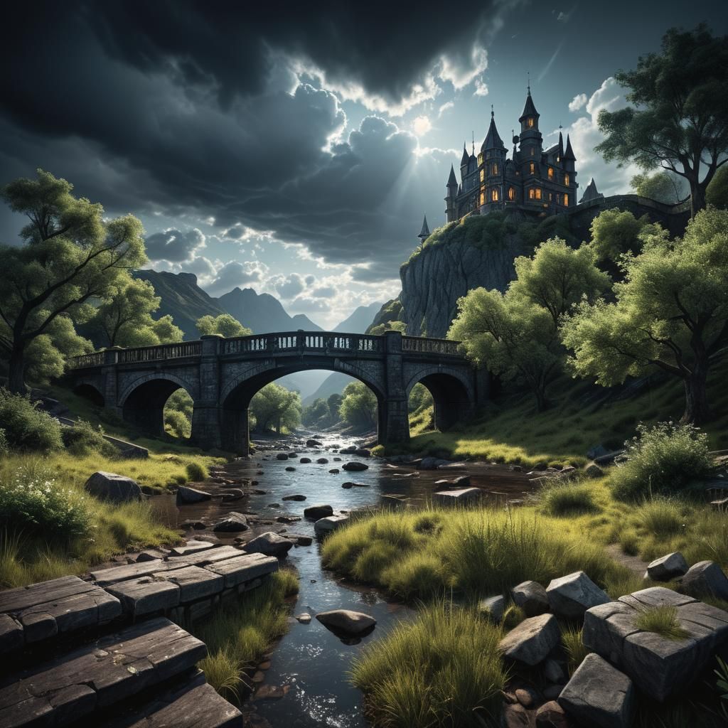 Cinematic Hyperrealistic Image with Atmospheric Mood