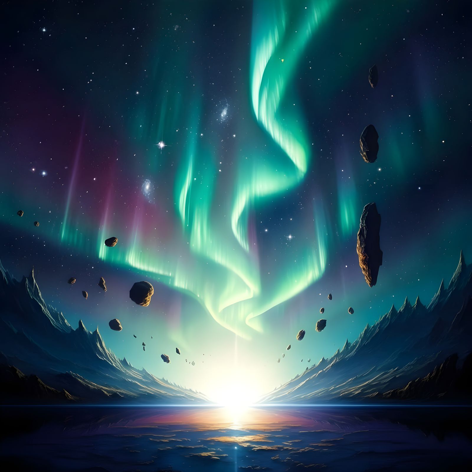 Cosmic Horizon of Hope in Vibrant Colors