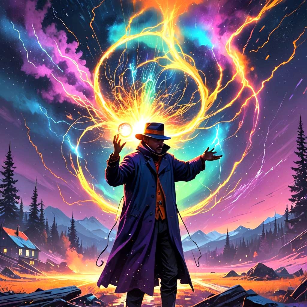 Magical Hands Spark Galaxy: Fantasy Concept Art