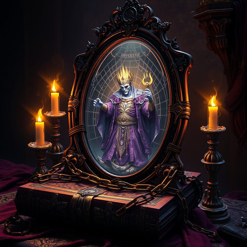 Elven Magic Mirror and Lich King Hologram