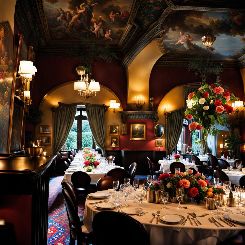 Bistro Bizzarro: Surreal Alien Feast in Photorealism