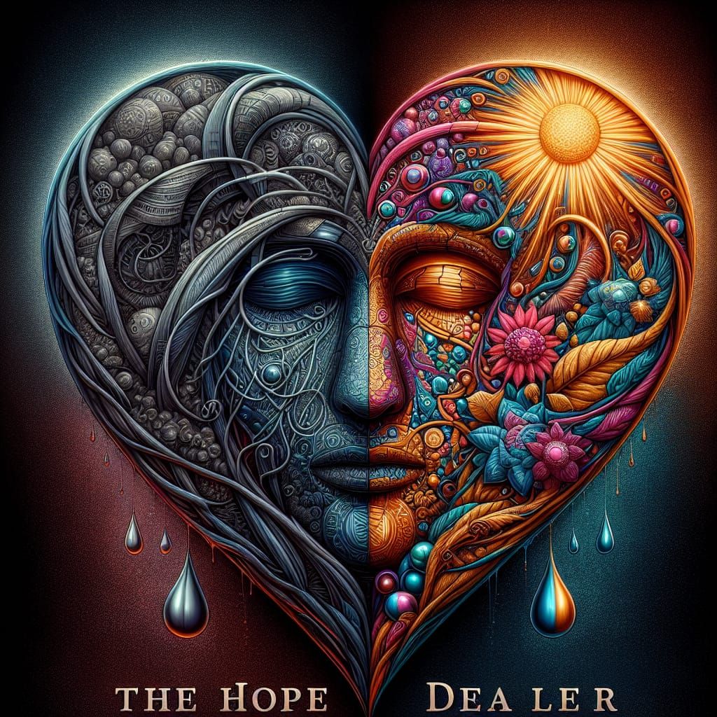 Intricate Shattered Heart: Hope and Adversity