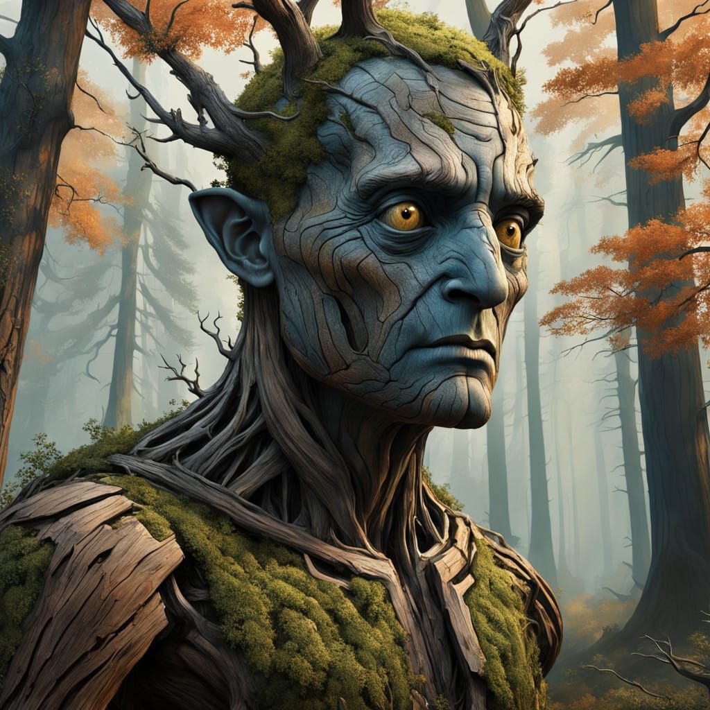 Ancient Ent Tree Spirit of Middle Earth