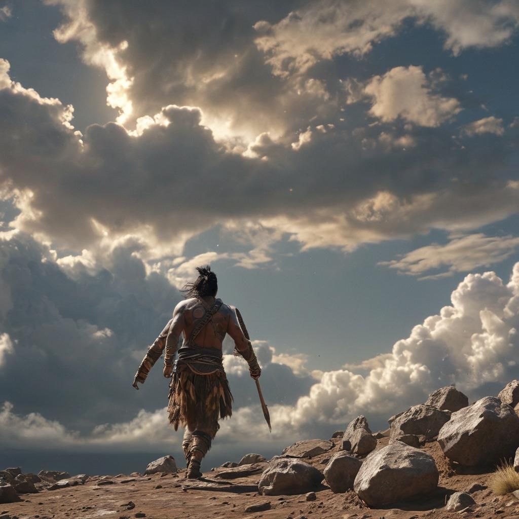 Epic Maori Warrior Rifts Earth and Sky