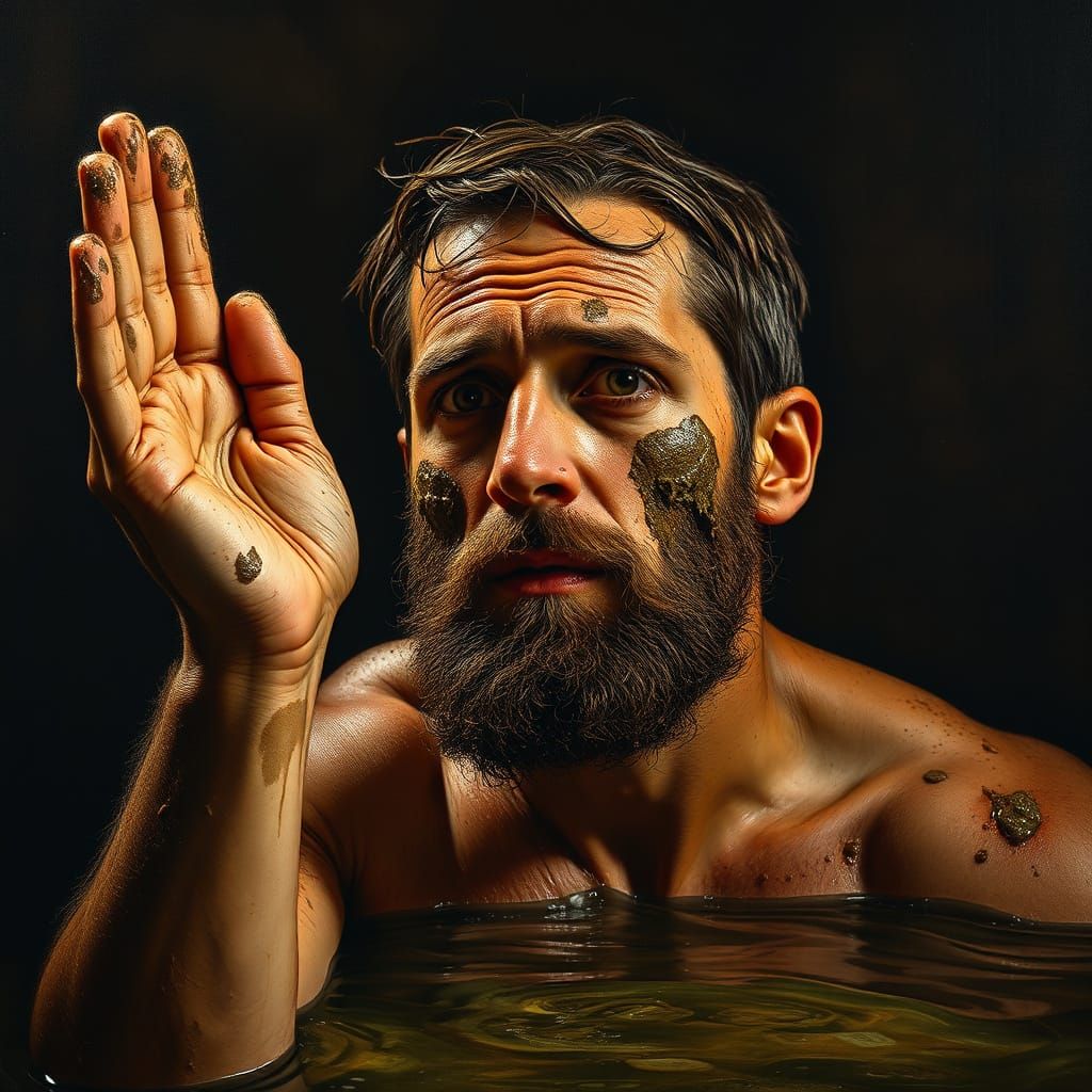 Blind Man Regains Sight in Pool of Siloam Renaissance Painti...