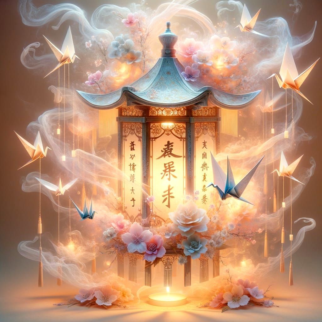 "Lantern of a Thousand Cranes"