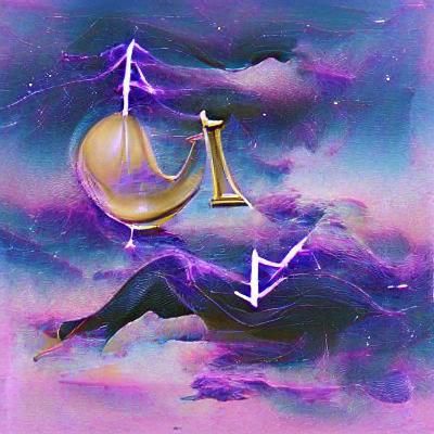 Libra Astrological Sign Scales Illustration