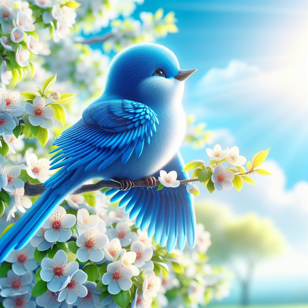 Happiness in Blue :):