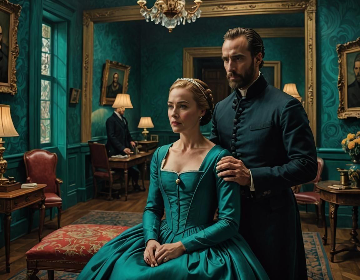 Handmaid's Tale Portrait in Van Gogh Style