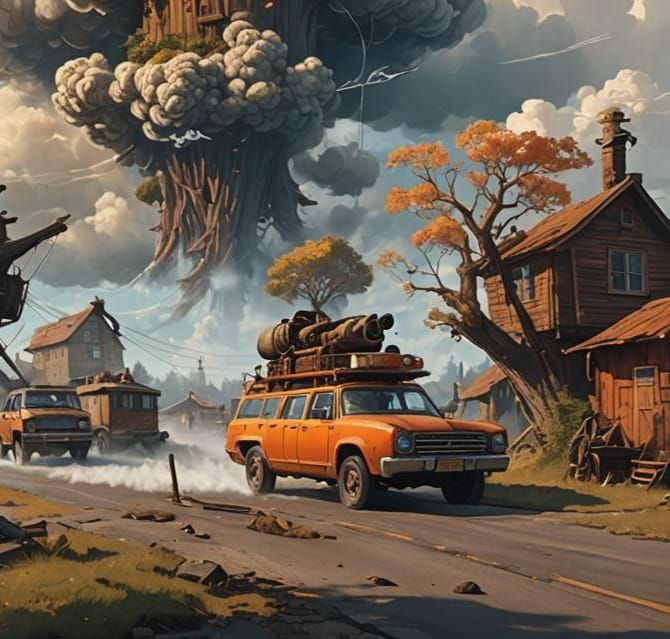 Fantastical Matte Painting in Unreal Engine 5