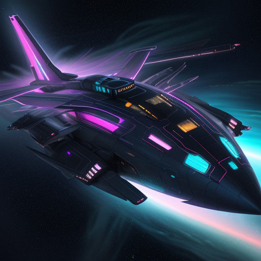 Aurora's Hope: Futuristic Spaceship Navigation through Cosmi...