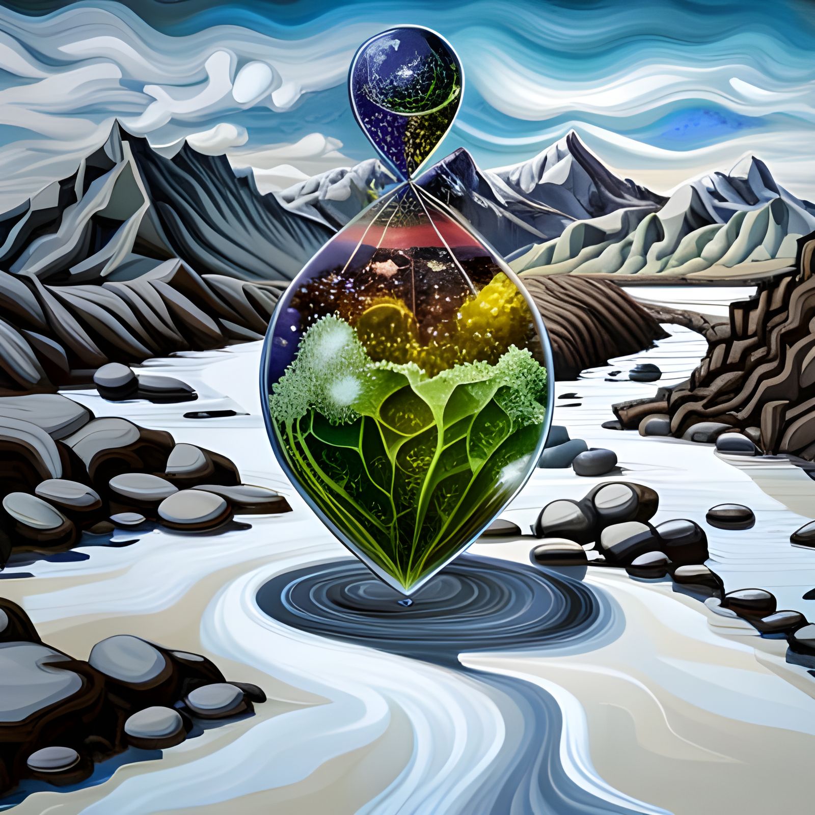 Fractal Geometry with Crystalline and Zodiac Elements