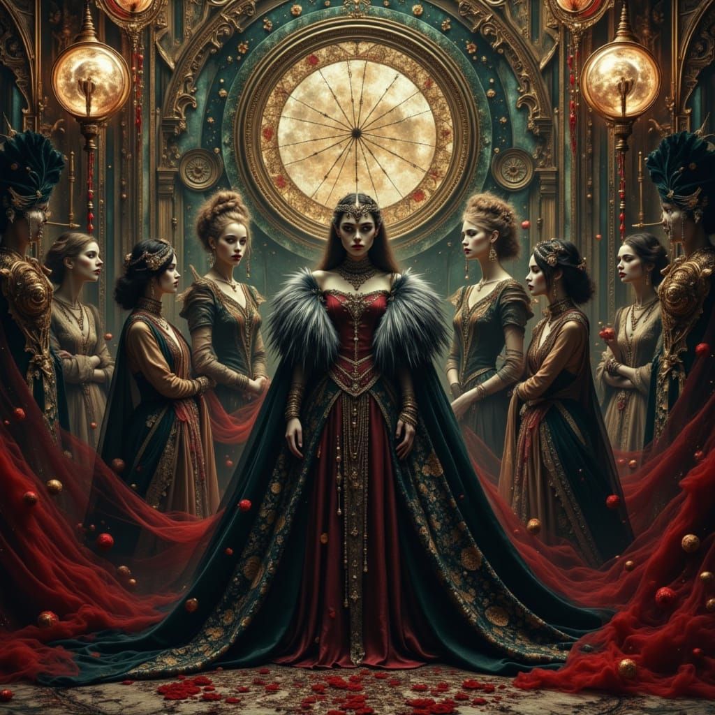 Regal Vampire Tribunal in Courtly Darkness