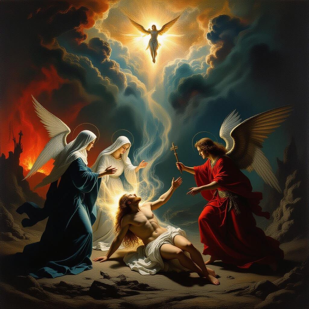 Spiritual Struggle in Purgatorial Hellscape