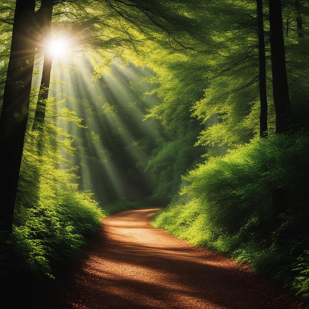 Radiant Light Shines Through: A Dreamlike Vision