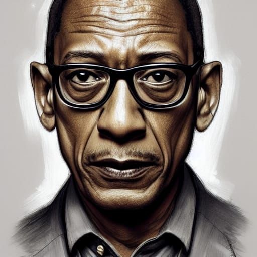 Gus Fring and Hector Salamanca: Hyperdetailed Portrait