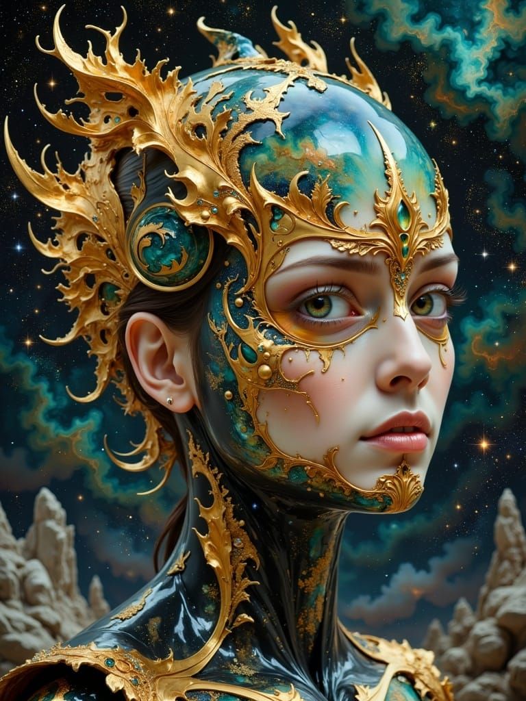 Exiled Princess in Hyperkraximalistic Style