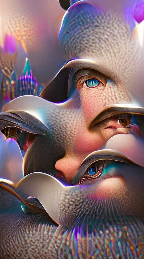 Surreal Shadow Guard in 3D